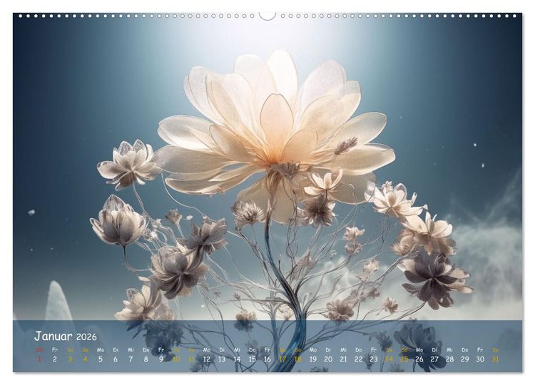 Produktbild: Exotische Pflanzen Close-up (hochwertiger Premium Wandkalender 2026 DIN A2 quer), Kunstdruck in Hochglanz