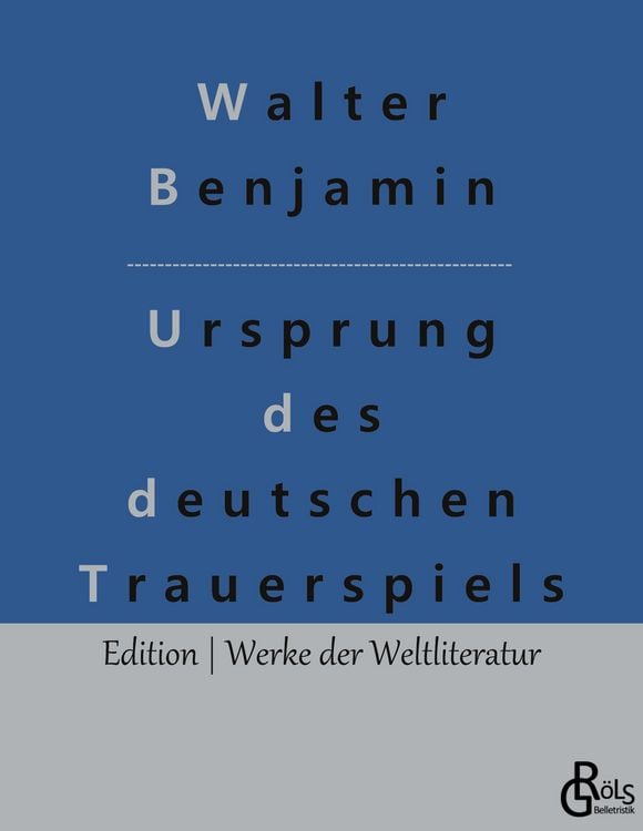 Produktbild: Ursprung des deutschen Trauerspiels