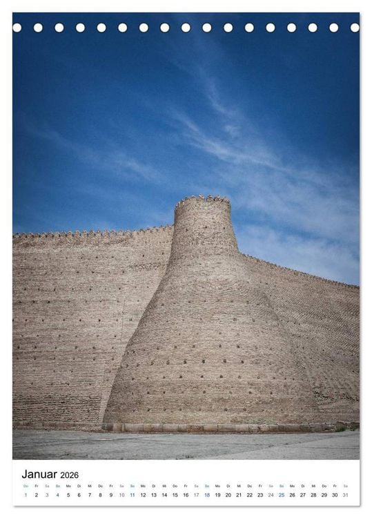 Produktbild: Usbekistan - Faszinierende Architektur entlang der Seidenstra&szlig;e (Tischkalender 2026 DIN A5 hoch), CALVENDO Monatskalender