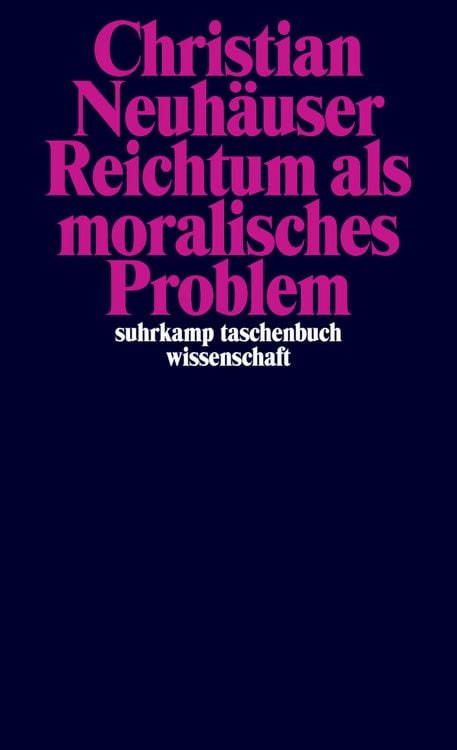 Produktbild: Reichtum als moralisches Problem