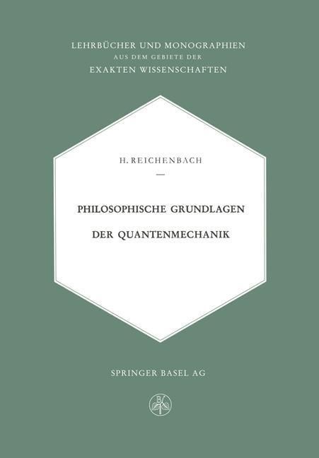 Produktbild: Philosophische Grundlagen der Quantenmechanik