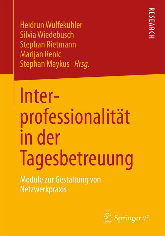 Produktbild: Interprofessionalit&auml;t in der Tagesbetreuung