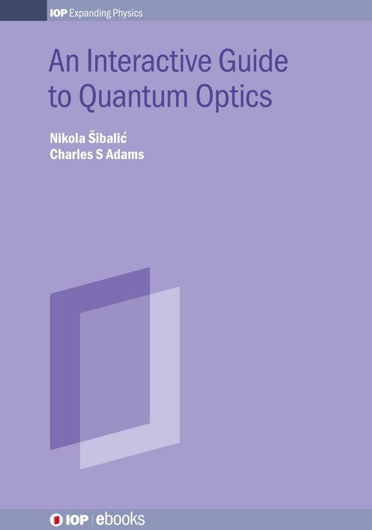 Produktbild: An Interactive Guide to Quantum Optics