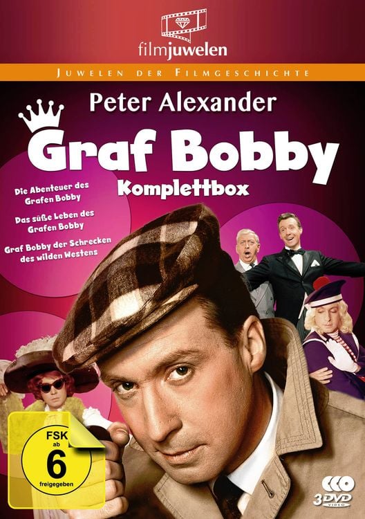 Produktbild: Graf Bobby Komplettbox - Die komplette Filmtrilogie [3 DVDs]