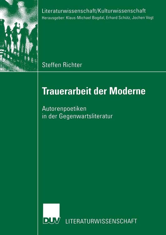 Produktbild: Trauerarbeit der Moderne