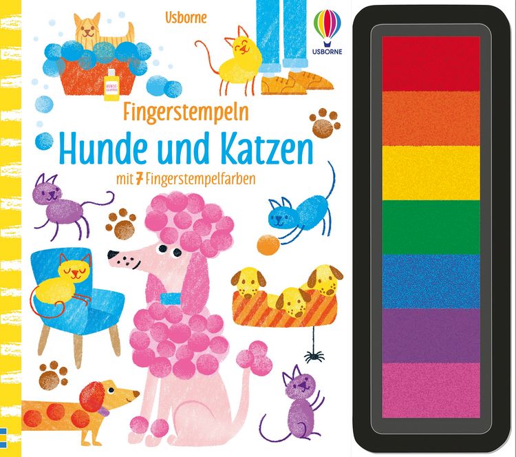 Produktbild: Fingerstempeln: Hunde und Katzen
