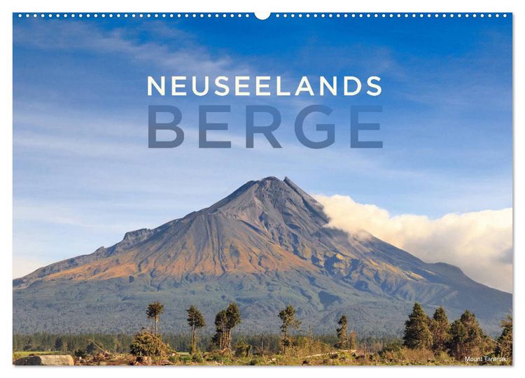 Produktbild: Neuseelands Berge (Wandkalender 2026 DIN A2 quer), CALVENDO Monatskalender