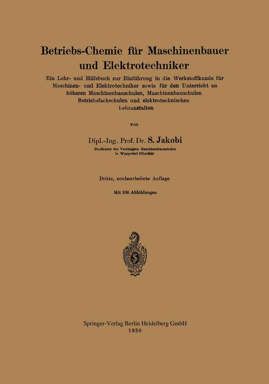 Produktbild: Betriebs-Chemie f&uuml;r Maschinenbauer und Elektrotechniker
