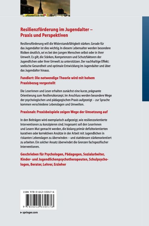 Produktbild: Resilienzf&ouml;rderung im Jugendalter