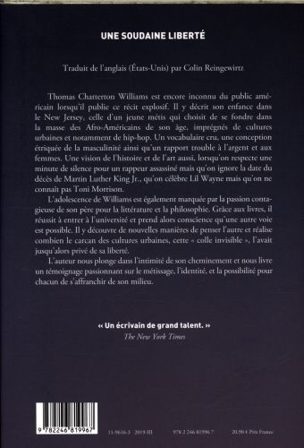 Produktbild: Une soudaine libert&eacute; : identit&eacute;s noires et cultures urbaines