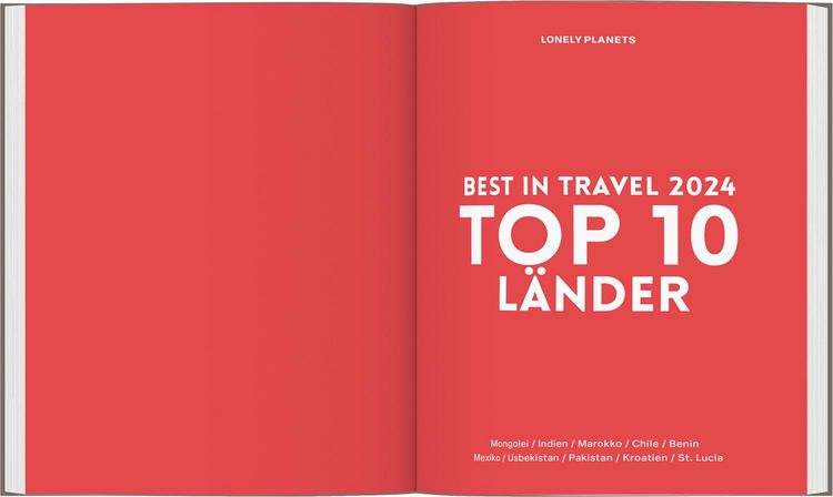 Produktbild: LONELY PLANET Reisef&uuml;hrer Lonely Planet Best in Travel 2024
