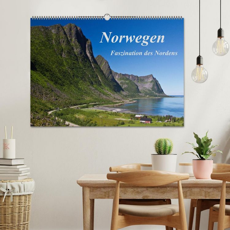 Produktbild: Norwegen - Faszination des Nordens (Wandkalender 2026 DIN A2 quer), CALVENDO Monatskalender