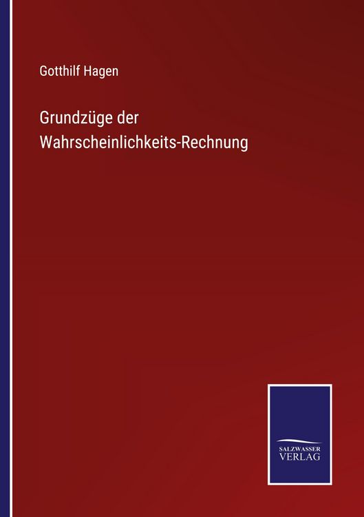 Produktbild: Grundz&uuml;ge der Wahrscheinlichkeits-Rechnung