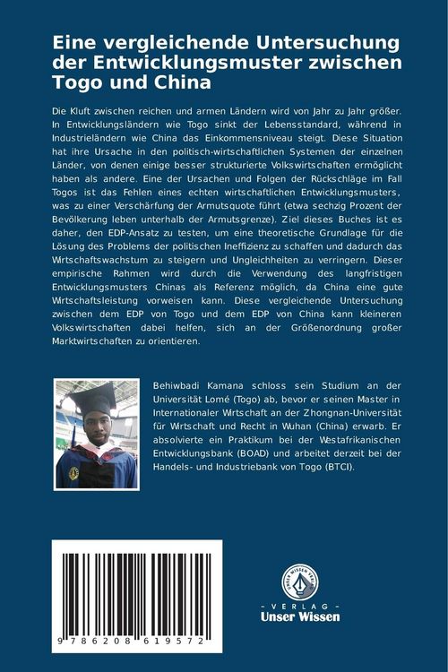 Produktbild: Eine vergleichende Untersuchung der Entwicklungsmuster zwischen Togo und China