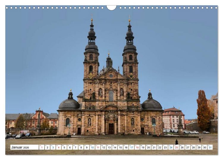 Produktbild: Fulda - die Barockstadt (Wandkalender 2026 DIN A3 quer), CALVENDO Monatskalender