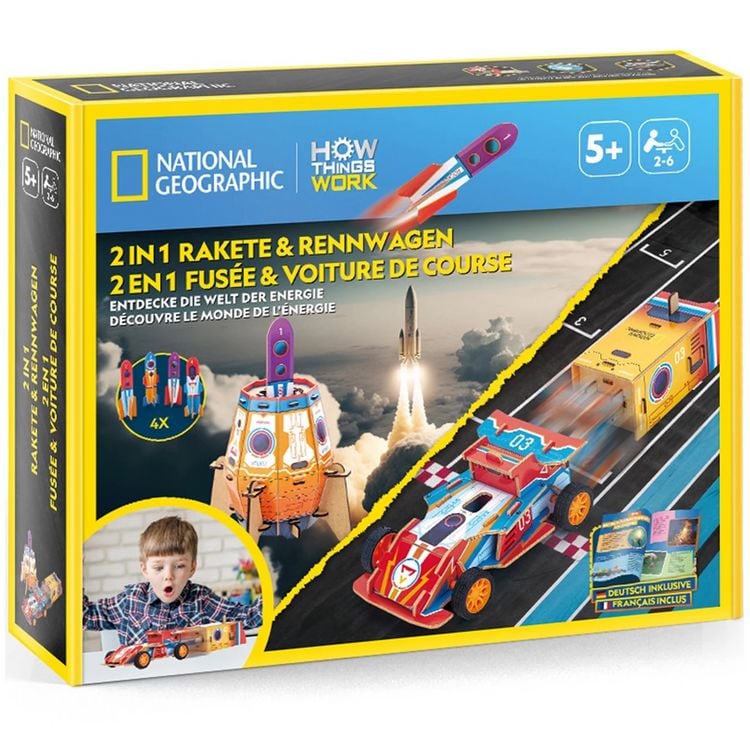 Produktbild: 2in1 Rakete & Rennwagen