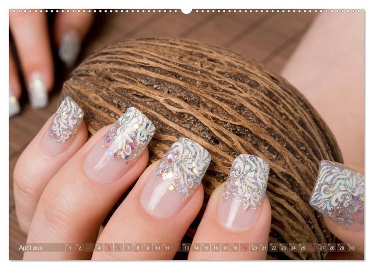 Produktbild: Verg&auml;ngliche Kunst - Nailart Episode 2 (Wandkalender 2026 DIN A2 quer), CALVENDO Monatskalender