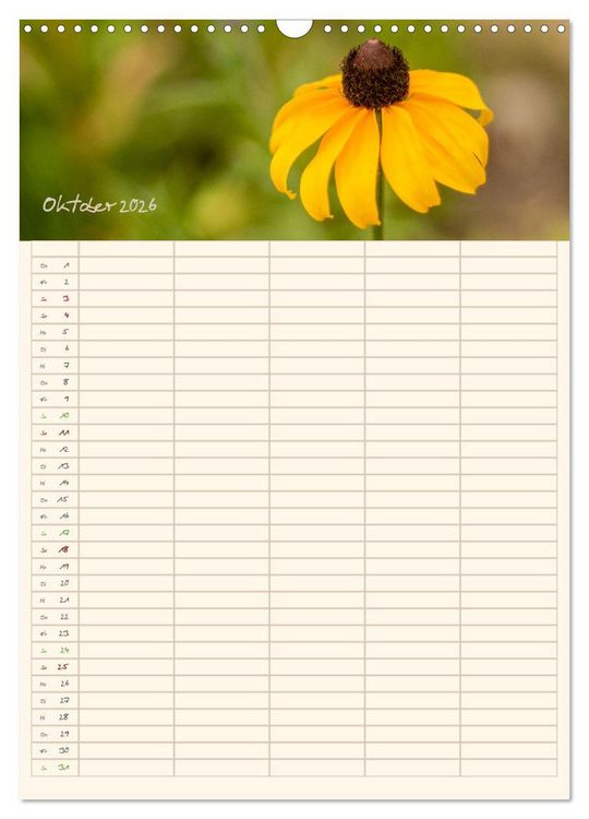 Produktbild: Mit Blick in den Garten (Wandkalender 2026 DIN A3 hoch), CALVENDO Monatskalender