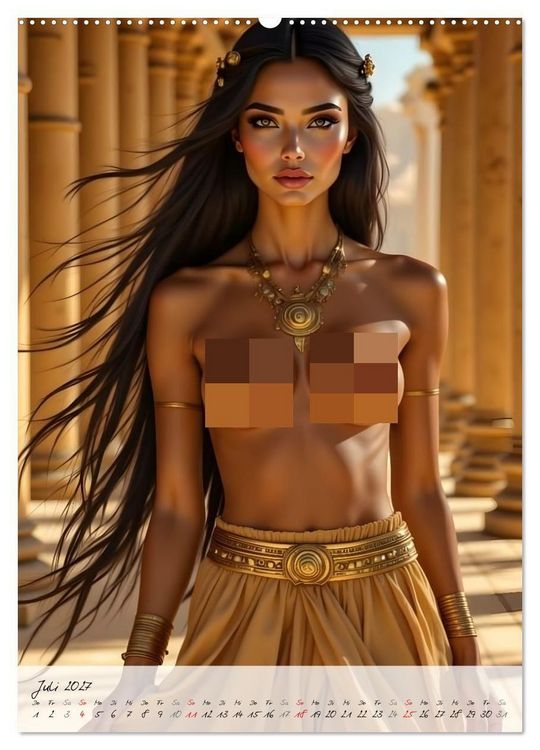 Produktbild: G&ouml;ttinnen der &Auml;gypter (hochwertiger Premium Wandkalender 2027 DIN A2 hoch), Kunstdruck in Hochglanz