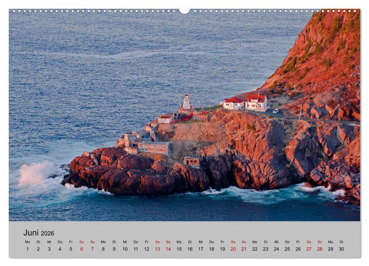Produktbild: Neufundland 2026 (hochwertiger Premium Wandkalender 2026 DIN A2 quer), Kunstdruck in Hochglanz