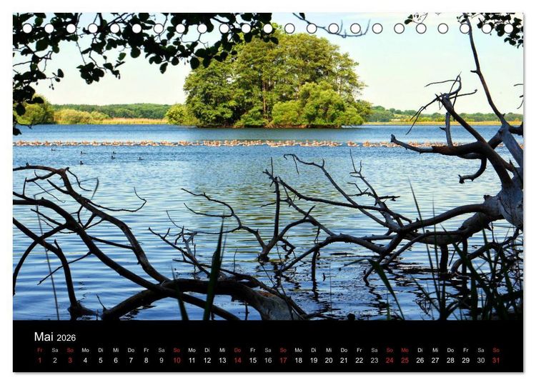 Produktbild: Zeit f&uuml;r... die Seenplatte Holsteinische Schweiz (Tischkalender 2026 DIN A5 quer), CALVENDO Monatskalender
