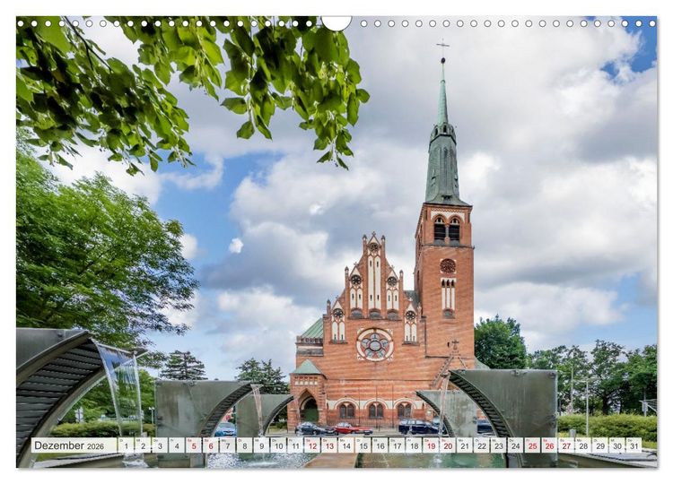Produktbild: STETTIN Impressionen aus dem Stadtherzen (Wandkalender 2026 DIN A3 quer), CALVENDO Monatskalender