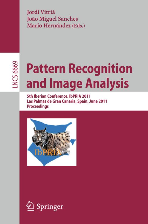 Produktbild: Pattern Recognition and Image Analysis