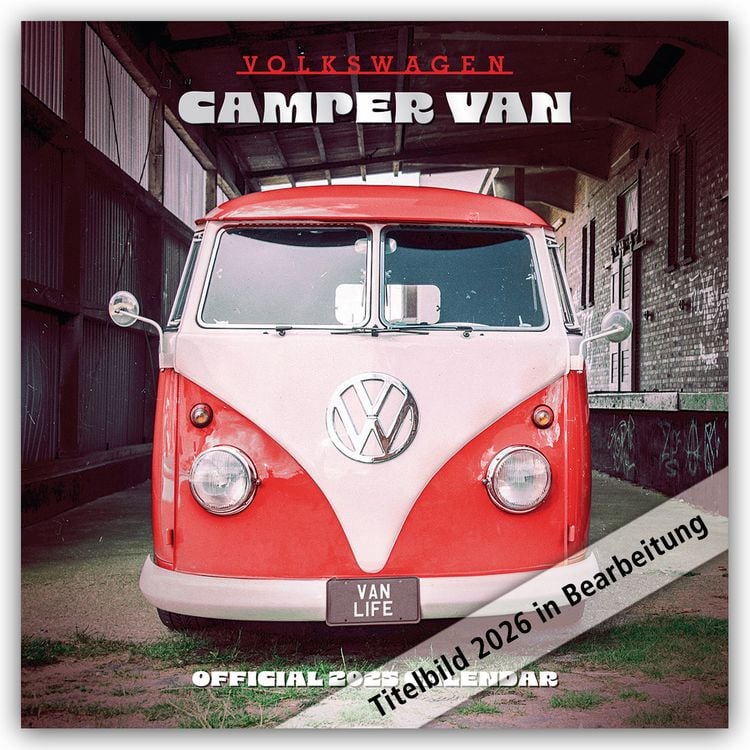 Produktbild: Volkswagen Camper Van – VW Bus 2026 – Wandkalender