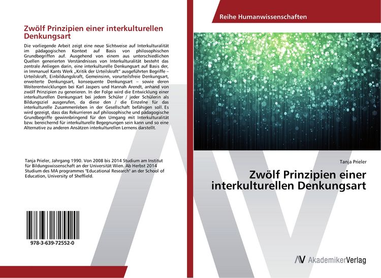 Produktbild: Zw&ouml;lf Prinzipien einer interkulturellen Denkungsart
