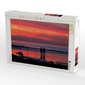 Produktbild: CALVENDO Puzzle Ruhig werden - Angeln | 1000 Teile Lege-Gr&ouml;&szlig;e 64x48cm Foto-Puzzle f&uuml;r gl&uuml;ckliche Stunden