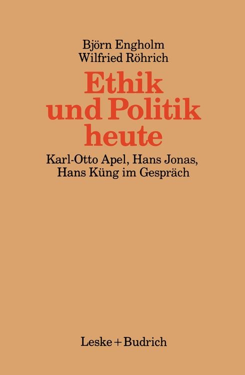 Produktbild: Ethik und Politik heute