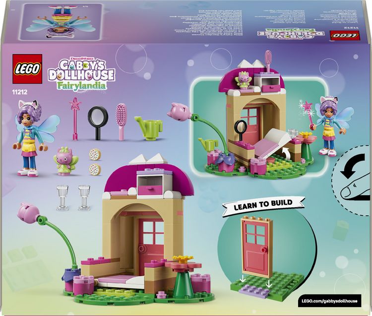 Produktbild: LEGO Gabbys Puppenhaus Kitty Fees Gartenhaus Bauset f&uuml;r Kinder 11212
