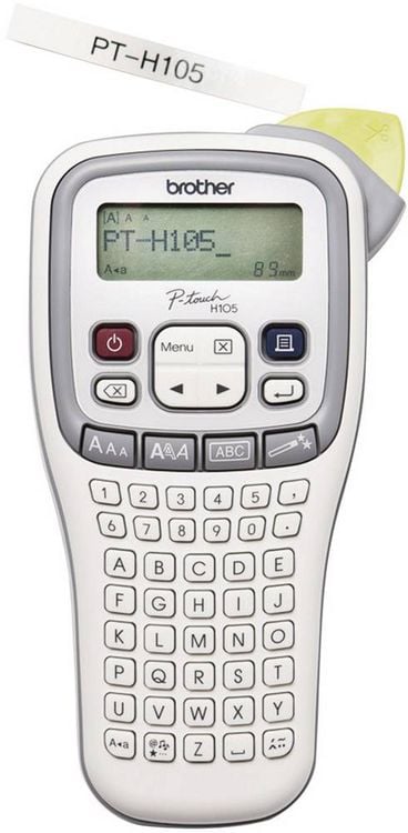 Produktbild: Brother P-touch H105 Beschriftungsger&auml;t Geeignet f&uuml;r Schriftband: TZe 3.5 mm, 6 mm, 9 mm, 12 mm