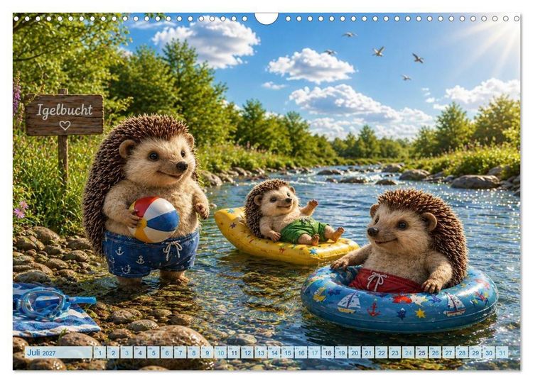Produktbild: Die zauberhafte Welt der Iglis (Wandkalender 2027 DIN A3 quer), CALVENDO Monatskalender