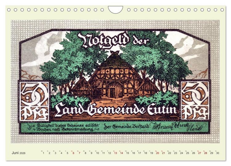 Produktbild: Gru&szlig; aus Eutin (Wandkalender 2026 DIN A4 quer), CALVENDO Monatskalender