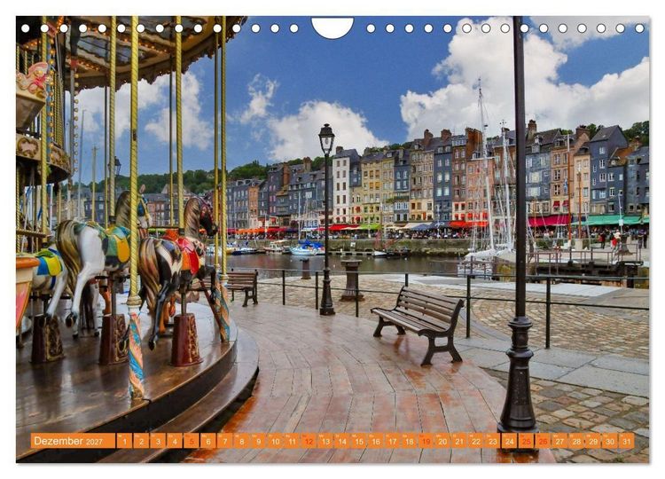 Produktbild: Quer durch die Normandie (Wandkalender 2027 DIN A4 quer), CALVENDO Monatskalender