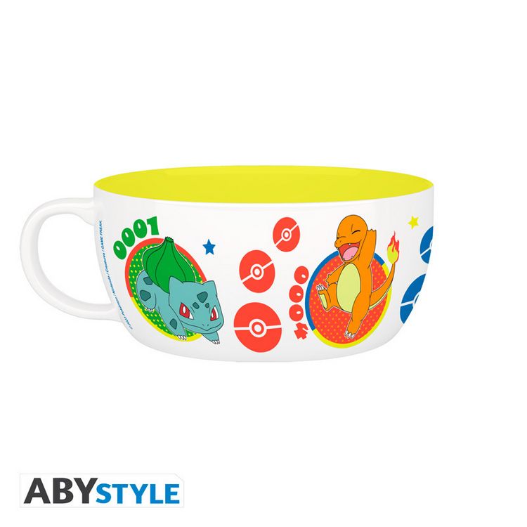 Produktbild: POKEMON - Breakfast Set Mug + Bowl - Pikachu & Kanto Starters