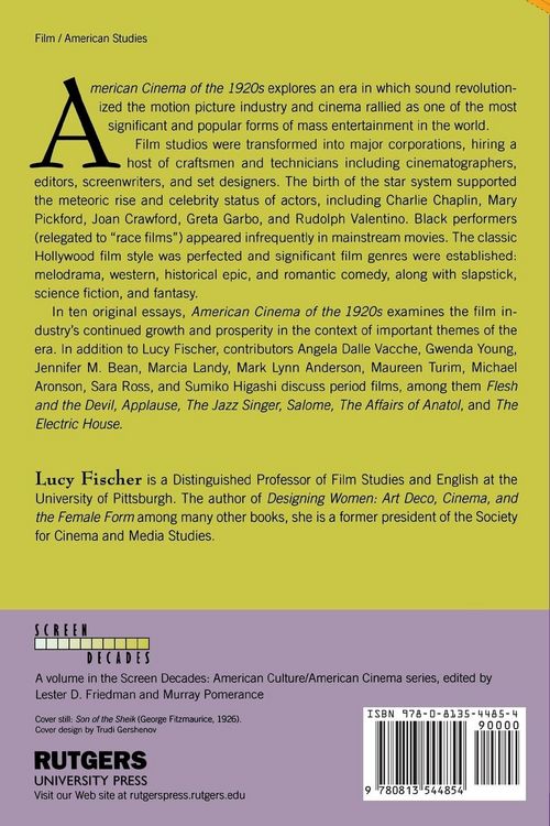 Produktbild: American Cinema of the 1920s