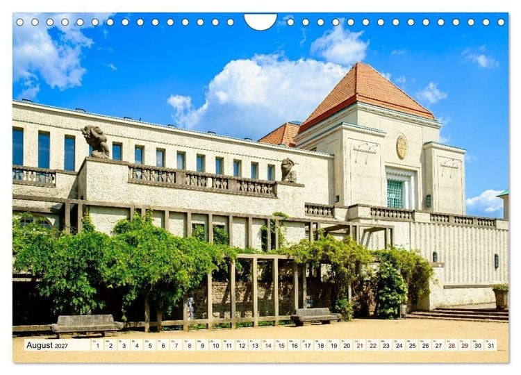 Produktbild: Ein Blick auf Darmstadt in Farbe (Wandkalender 2027 DIN A4 quer), CALVENDO Monatskalender