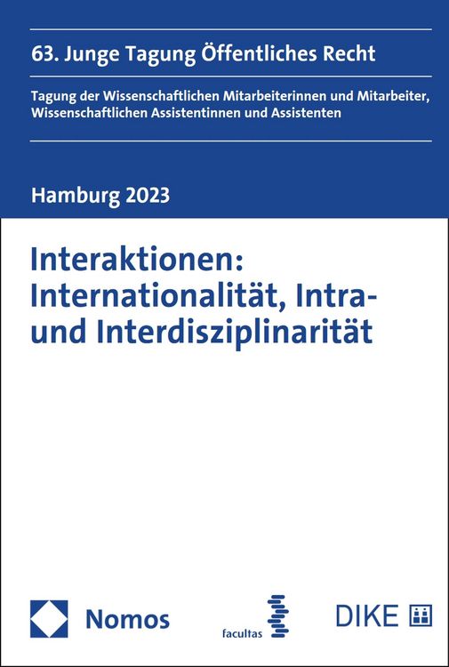 Produktbild: Interaktionen: Internationalit&auml;t, Intra- und Interdisziplinarit&auml;t