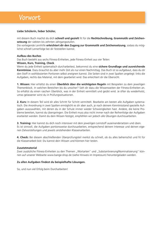 Produktbild: Rechtschreibung, Grammatik und Zeichensetzung. Deutsch Klasse 7-10.