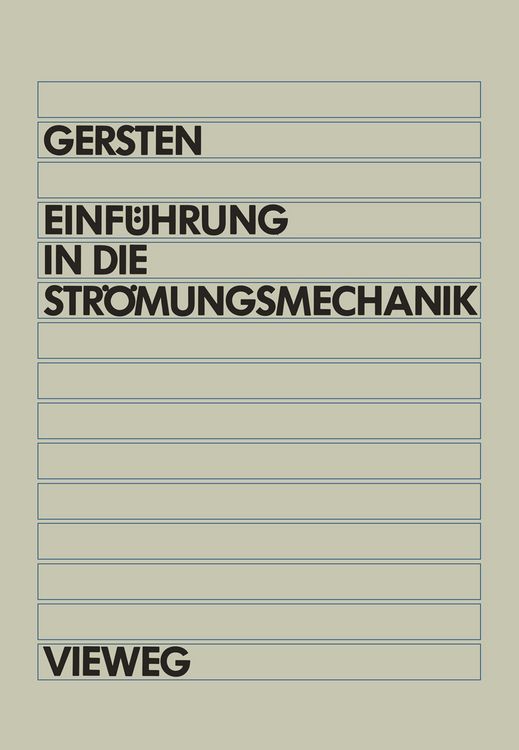 Produktbild: Einf&uuml;hrung in die Str&ouml;mungsmechanik