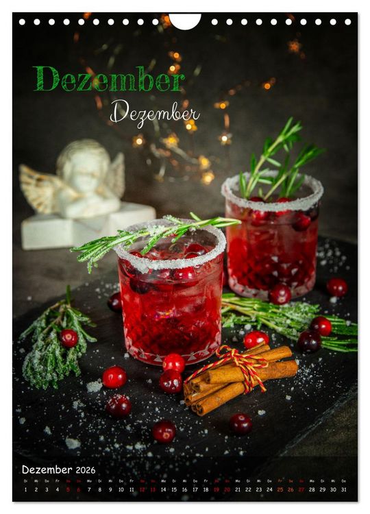 Produktbild: Mix it up - Cocktails (Wandkalender 2026 DIN A4 hoch), CALVENDO Monatskalender