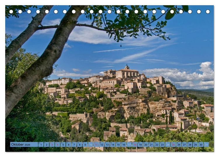 Produktbild: Wo die Provence am sch&ouml;nsten ist (Tischkalender 2026 DIN A5 quer), CALVENDO Monatskalender