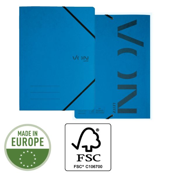 Produktbild: VON Eckspanner Karton blau