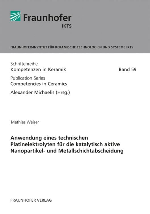Produktbild: Anwendung eines technischen Platinelektrolyten für die katalytisch aktive Nanopartikel- und Metallschichtabscheidung