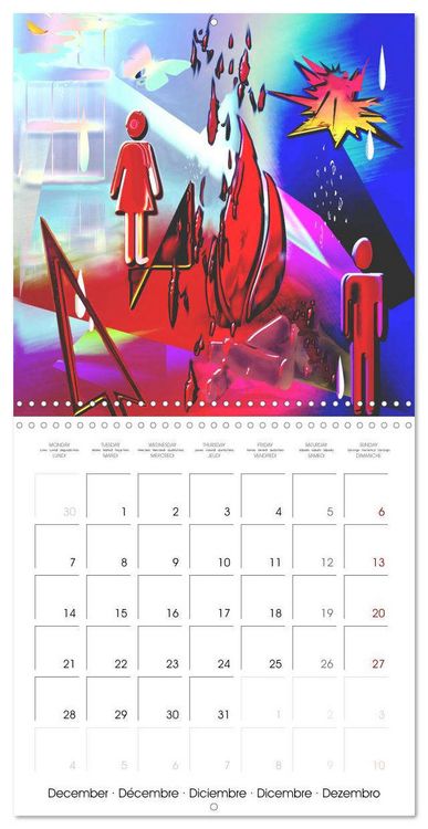 Produktbild: Delusions (Wall Calendar 2026 12 &times; 12 Inch) CALVENDO 12 Month Wall Calendar
