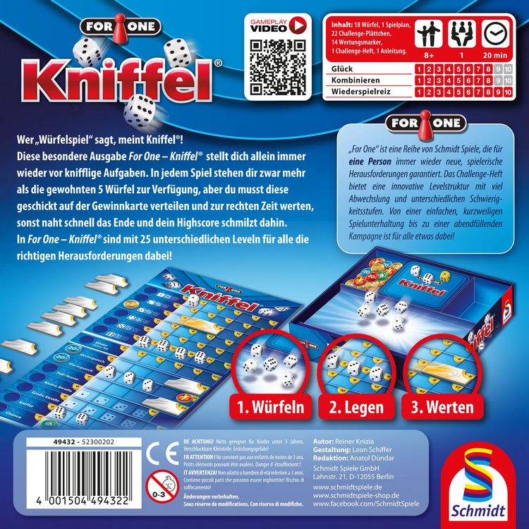 Produktbild: For One, Kniffel&reg;