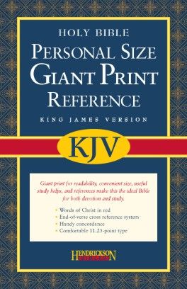 Produktbild: Personal Size Giant Print Reference Bible-KJV