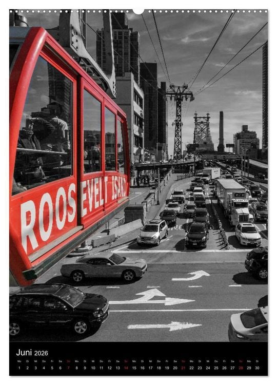 Produktbild: New York City - Color Glow Edition (hochwertiger Premium Wandkalender 2026 DIN A2 hoch), Kunstdruck in Hochglanz
